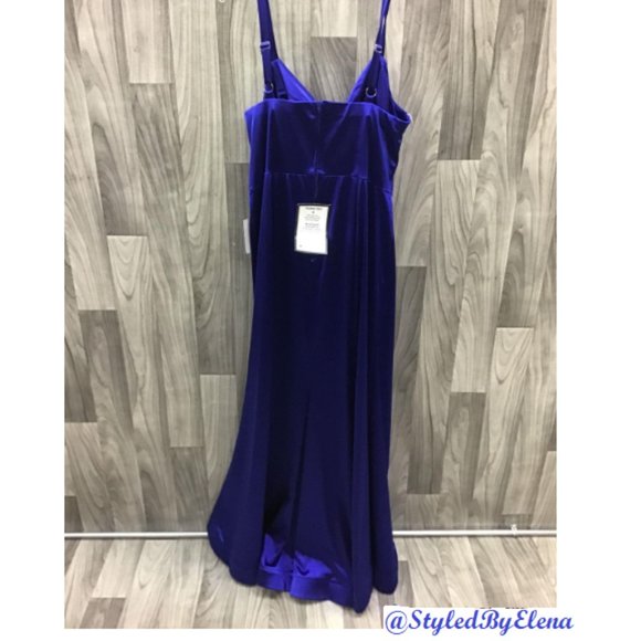 Macy's Royal Blue Dress (Size 18) - Picture 5 of 17